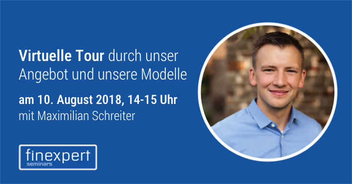 Ankündigung zur virtuellen Tour im August 2018